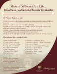 Career Counselor Program Promotional Handout