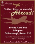Finding Careers or Internships Abroad Workshop Handout