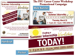 FSU Career Center- Summer Internship Workshop Campaign