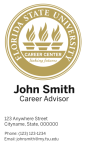 FSU Career Center- Vertical Business Card Template with New Logo Concept