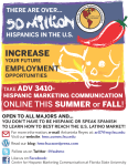 Hispanic Marketing Communication Course Poster