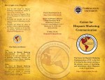 FSU Center for Hispanic Marketing Communication Informational Brochure (Front)