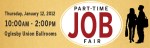 Spring 2012 Part-Time Job Fair Web Banner