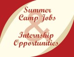 Summer Jobs and Internships Sign- Garnet and Gold