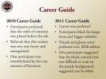 2011 Career Center Focus Group Key Findings- Page 17