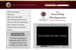 Internships.fsu.edu Homepage Mockup