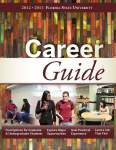 Front Cover_2012-13 Career Guide